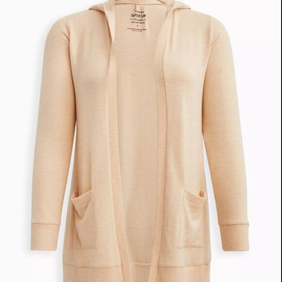 Torrid Super Soft Plush Cardigan Open Front cardigan NEW NWT 2x - Picture 4 of 10